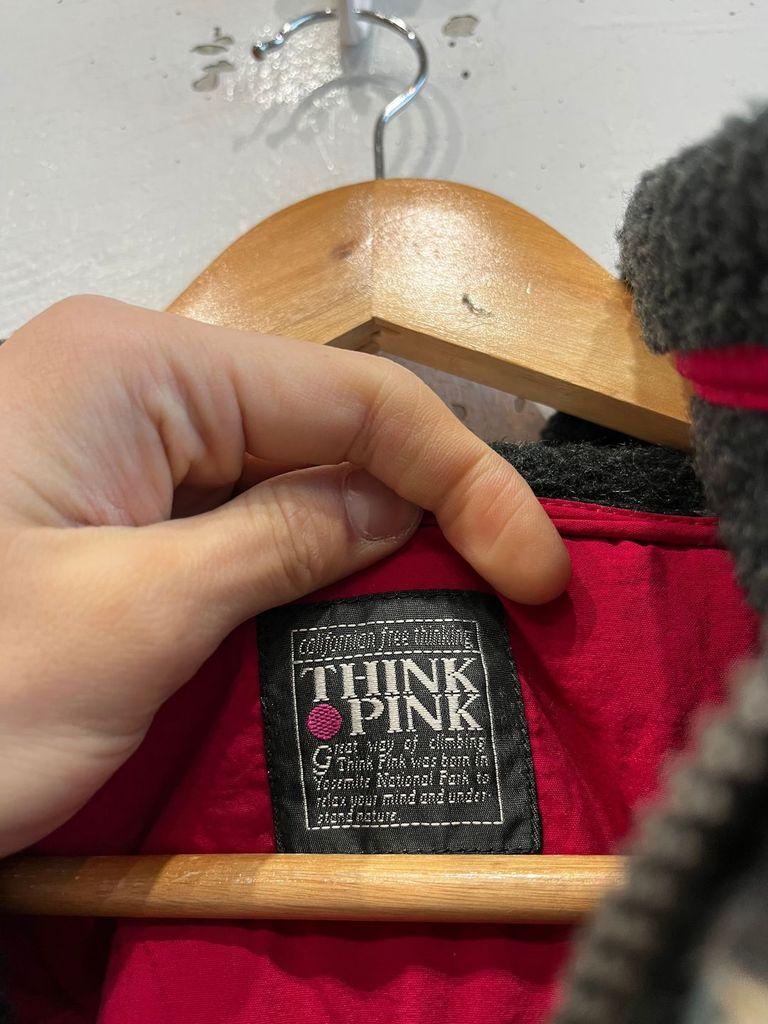 THINKPINK 에스닉 반집업 풀오버 플리스 Made in ITALY 11