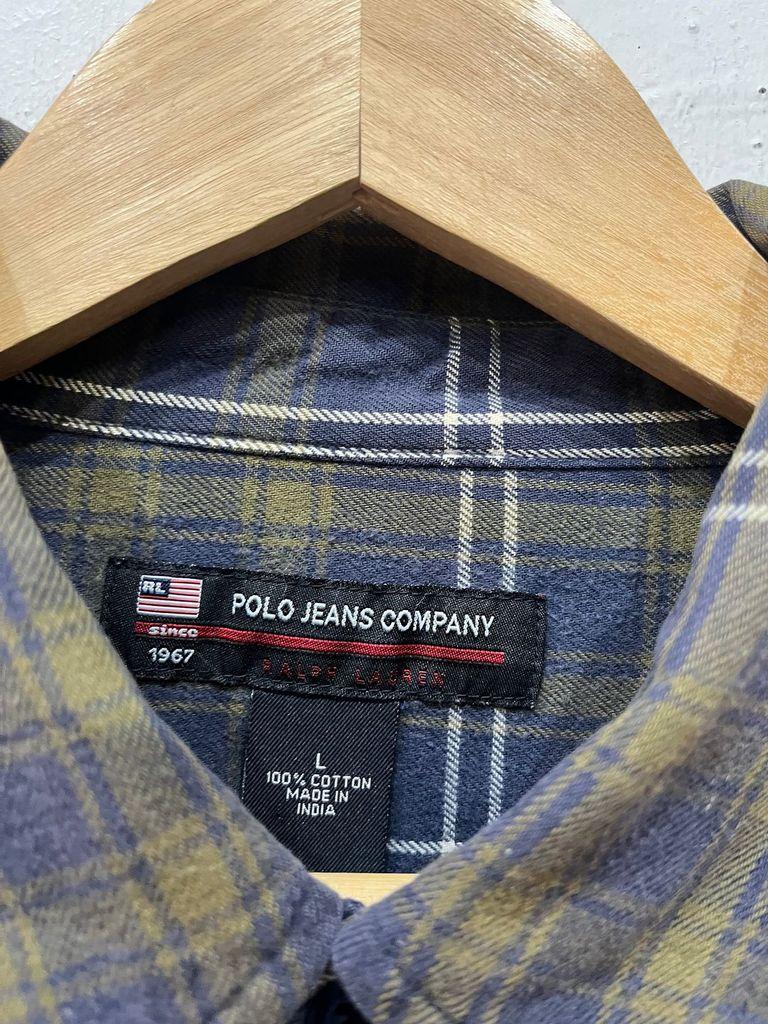 POLO JEANS 폴로진스 플란넬 체크셔츠 4