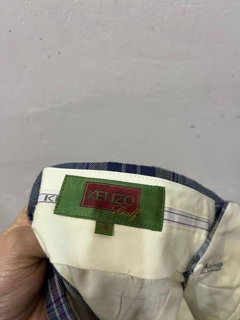 겐조 골프 투턱 퓨어울 팬츠 바지 Made in JAPAN 7