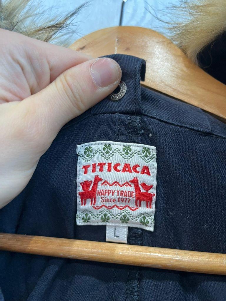 TITICACA 티티카카 에스닉 피쉬테일 파카 네이비 7