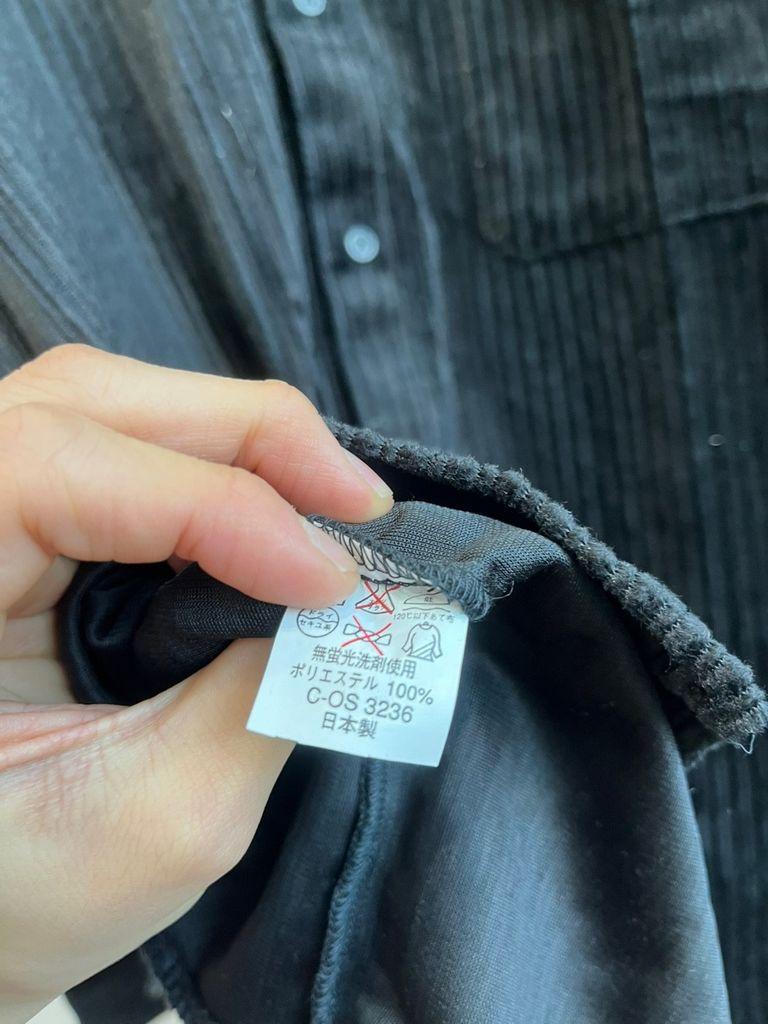 carven 까르뱅 코듀로이 셔츠 블랙 Made in JAPAN 6