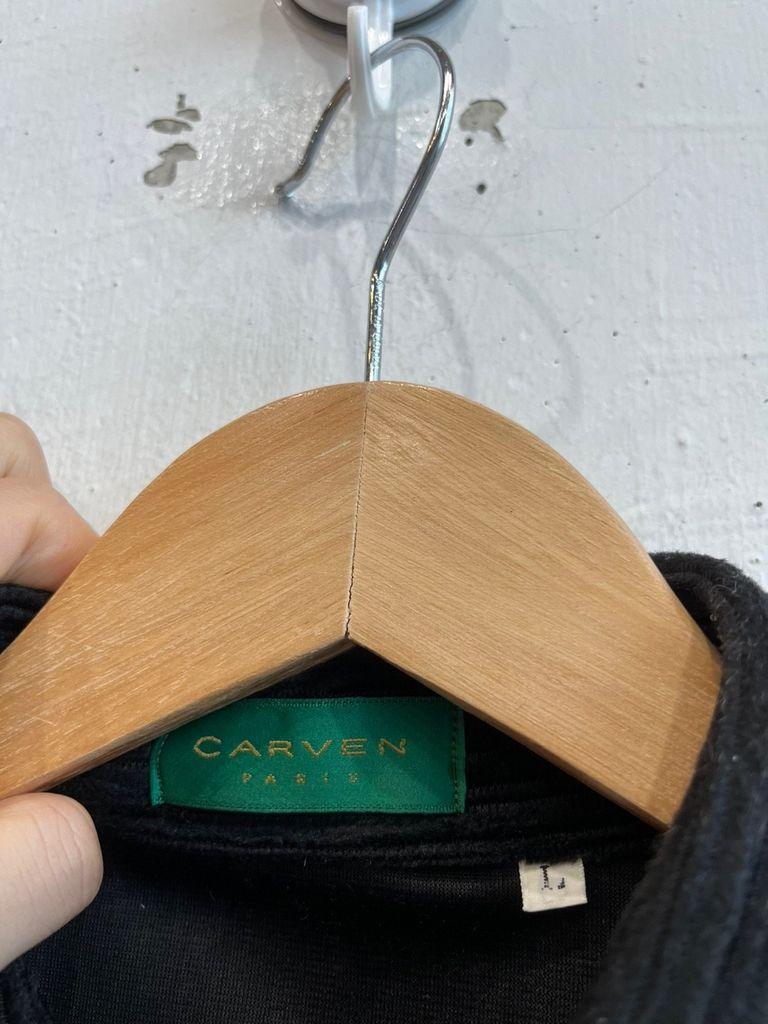 carven 까르뱅 코듀로이 셔츠 블랙 Made in JAPAN 3