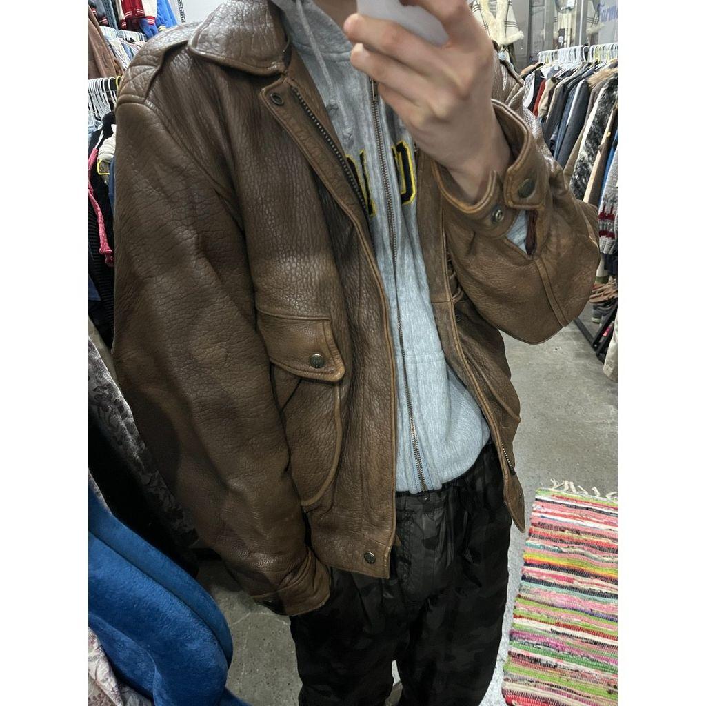 90s DEUX2C 양가죽 봄버자켓 5