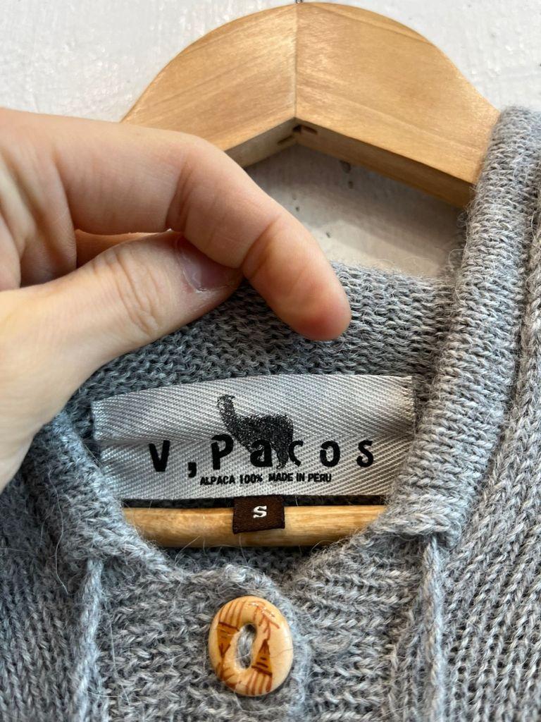 V Pacos 알파카100% 니트 후드 자켓 Made in PERU 7