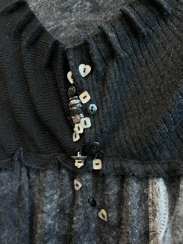 유럽빈티지 Dressline 레이어드 울 원피스 Made in ITALY 4