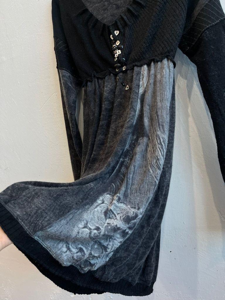 유럽빈티지 Dressline 레이어드 울 원피스 Made in ITALY 5