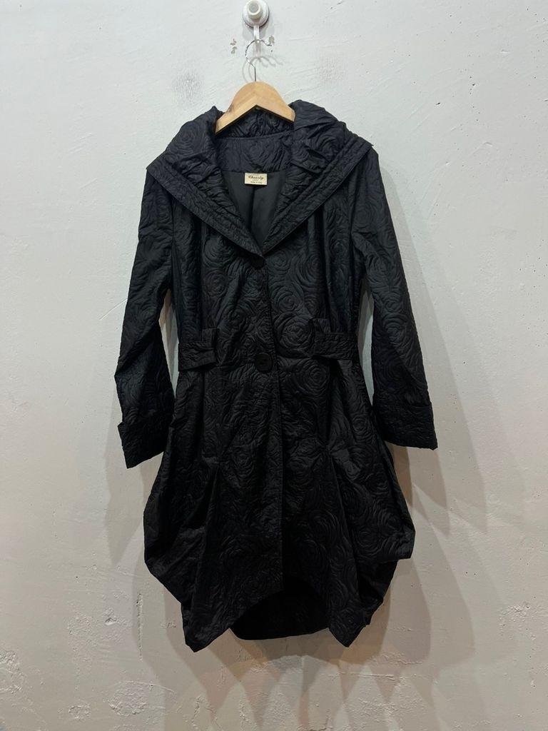 유럽빈티지 Cheerly 로즈패턴 트렌치 코트 Made in ITALY 2