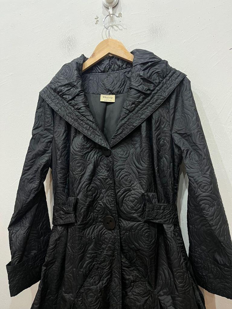 유럽빈티지 Cheerly 로즈패턴 트렌치 코트 Made in ITALY 3