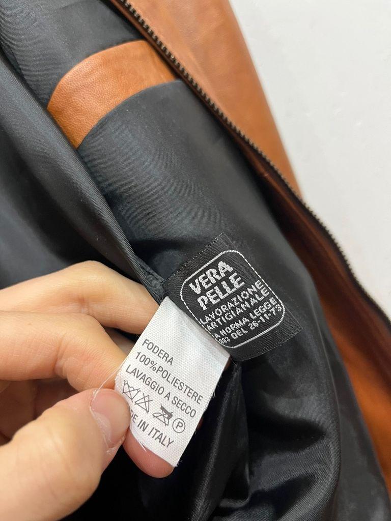 VERA PELLE 베라펠레 레더 바이커 자켓 Made in ITALY 11