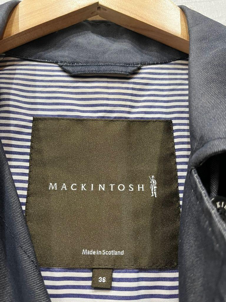 매킨토시 코튼/린넨 코트 Made in SCOTLAND 7