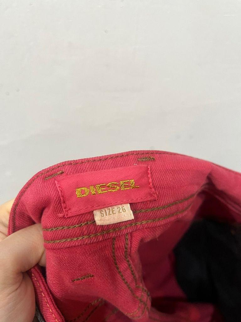 DIESEL 디젤 블리치드 로우라이즈 슬림핏 데님팬츠 26 8