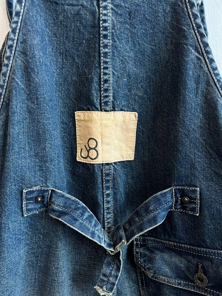JOHNBULL 존불 데님 오버롤 스커트 Made in JAPAN 5