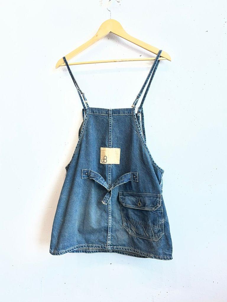 JOHNBULL 존불 데님 오버롤 스커트 Made in JAPAN 4