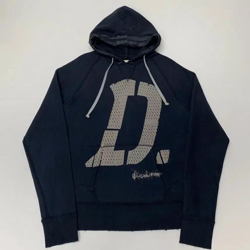 DIESEL 디젤 데미지 후드티 (L) 2