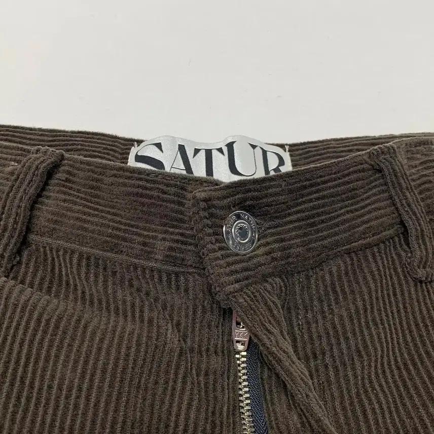 SATUR 세터 비날레스 4포켓 코듀로이 팬츠 (XL) 7
