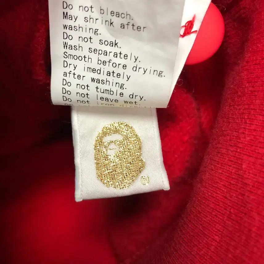 BAPE 베이프 패치 브이넥 가디건 (M) 9