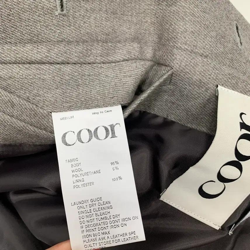 COOR 쿠어 플리츠드 울자켓 (M) 8