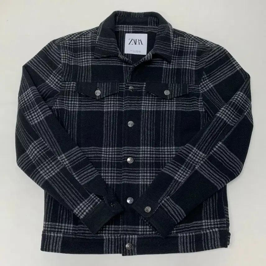 ZARA 자라 체크 모직자켓 (L) 2