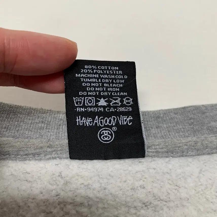 STUSSY 스투시 월드투어 기모 맨투맨 스웻셔츠 (L) 5