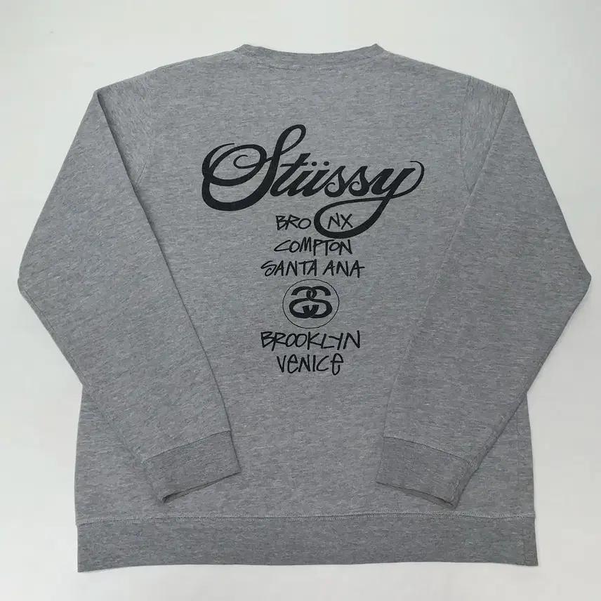 STUSSY 스투시 월드투어 기모 맨투맨 스웻셔츠 (L) 8