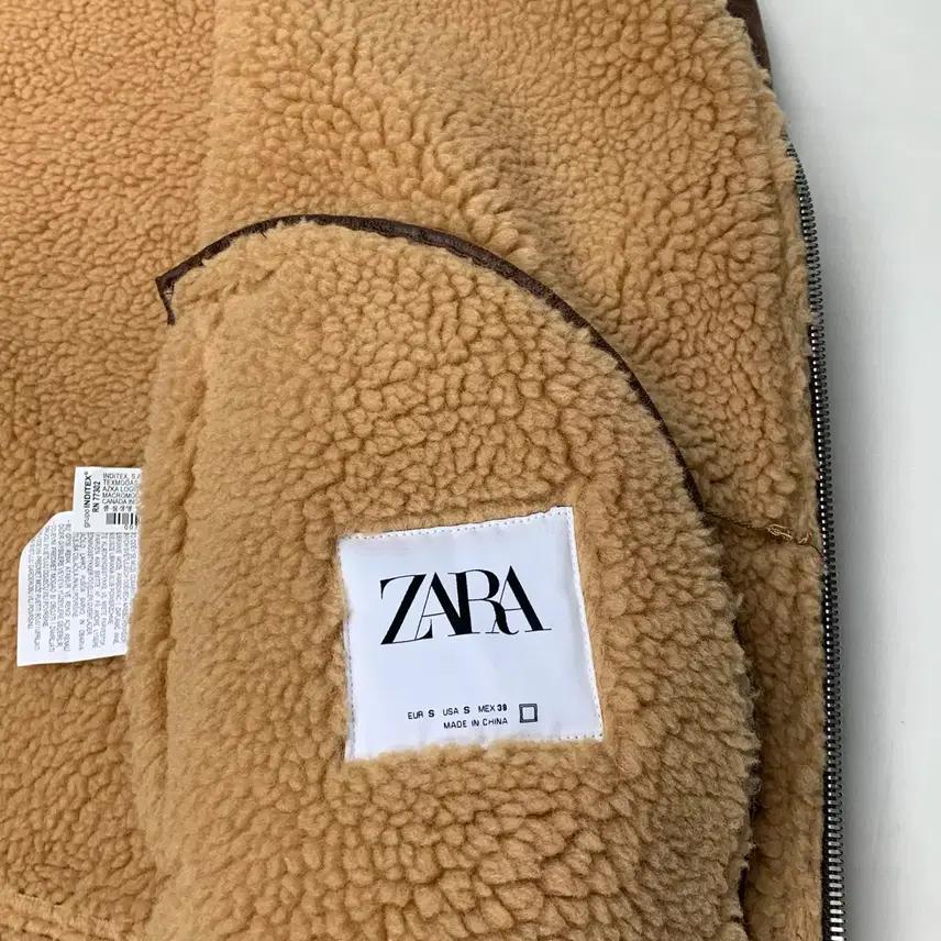 ZARA 자라 양털 무스탕 자켓 (S) 5