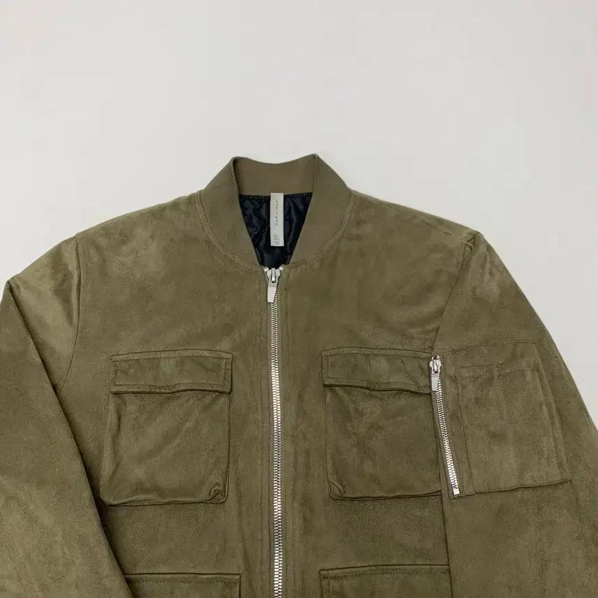 ZARA 자라 스웨이드 누빔 블루종자켓 (L) 3