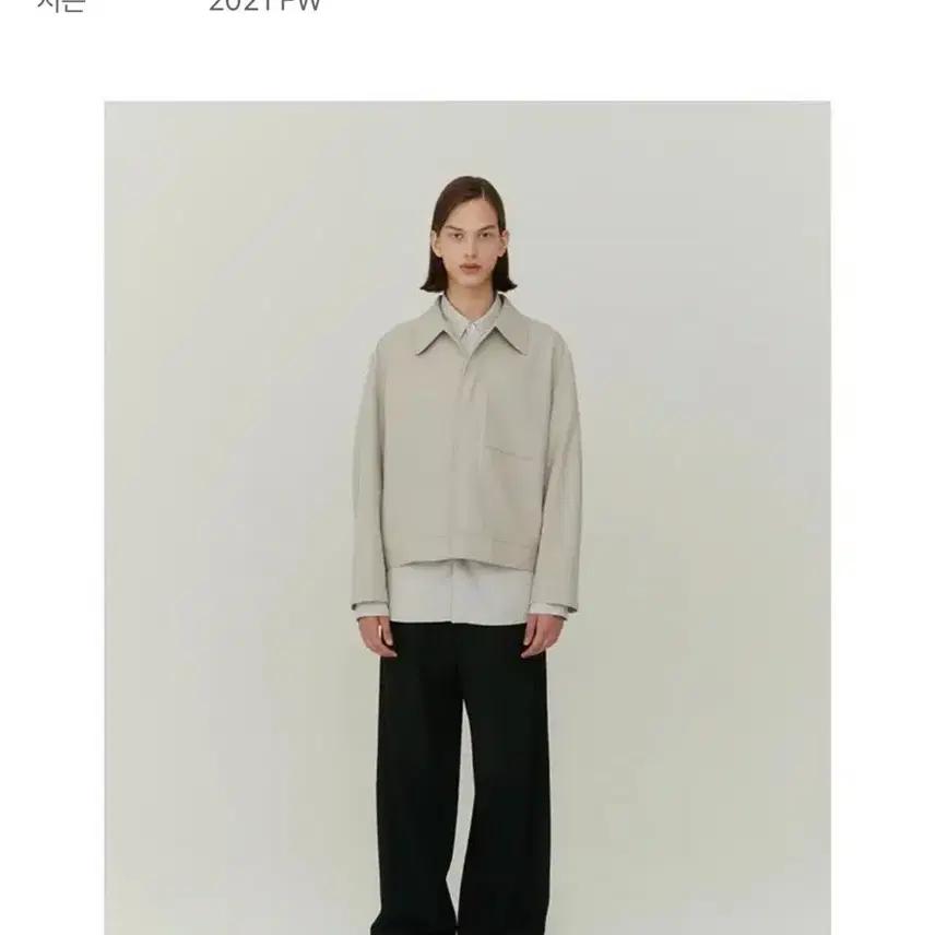 COOR 쿠어 오버핏 울 크롭 자켓 (M) 10