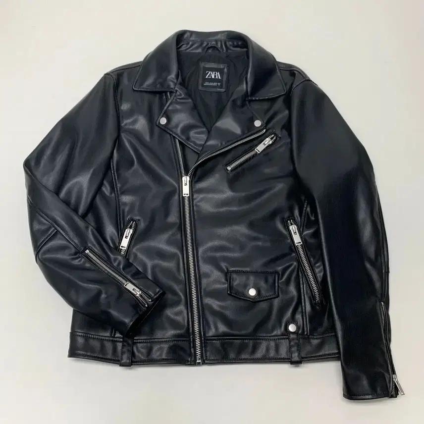 ZARA 자라 인조가죽 라이더자켓 (XL) 2