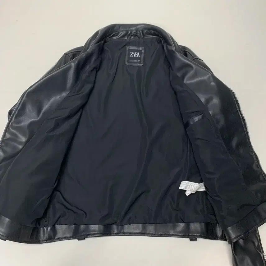 ZARA 자라 인조가죽 라이더자켓 (XL) 5