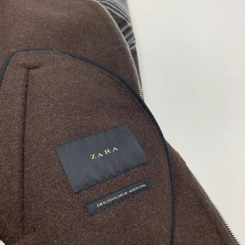 ZARA 자라 체크 모직자켓 (XL) 7