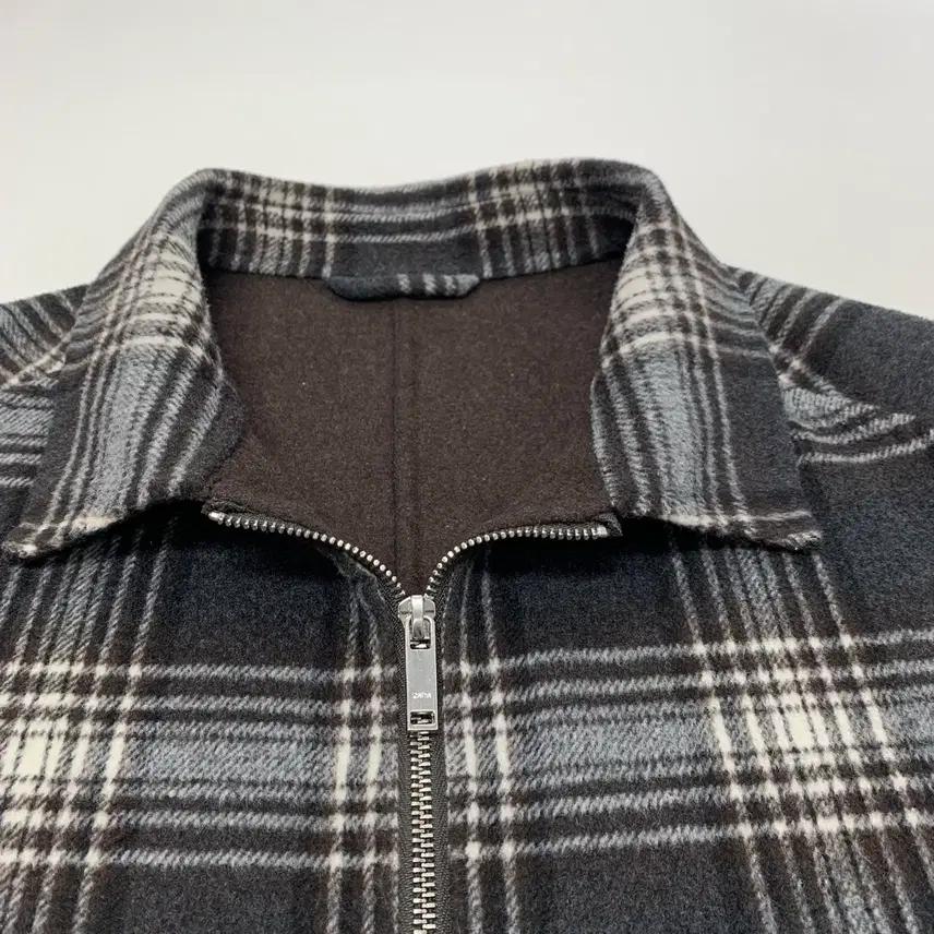 ZARA 자라 체크 모직자켓 (XL) 4