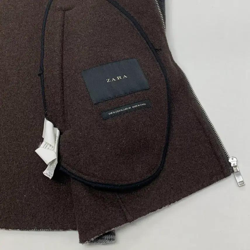 ZARA 자라 체크 모직자켓 (XL) 6