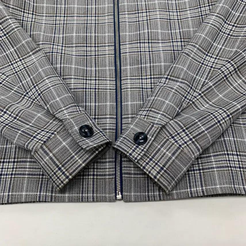 ZARA 자라 체크 블루종 자켓 (M) 5