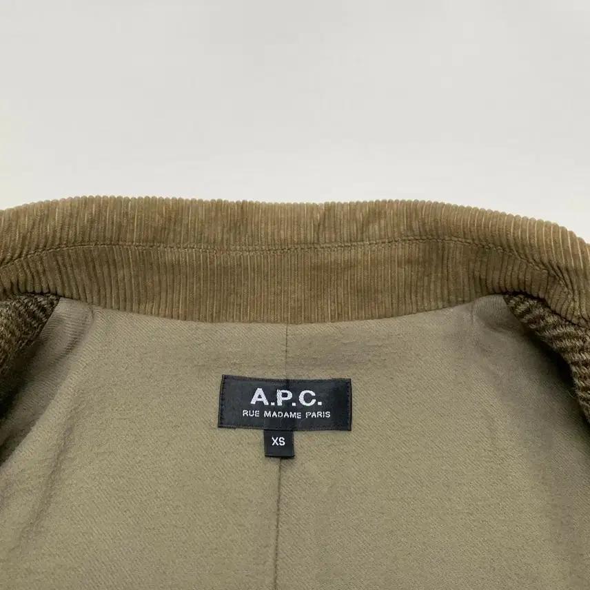 APC 아페쎄 헤링본 코트 (XS) 8