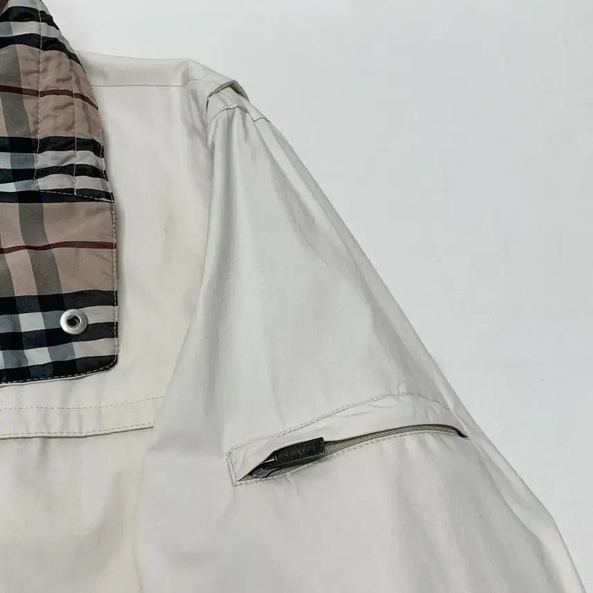 버버리 올드스쿨 오버핏 면자켓 (M) 7