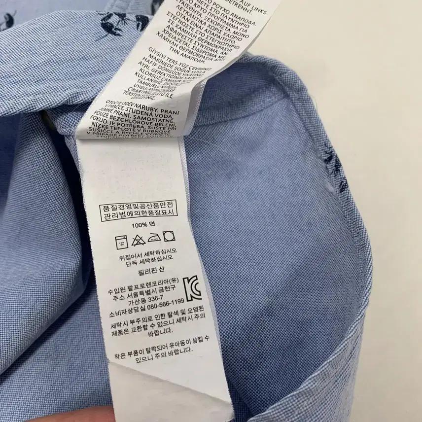 폴로랄프로렌 옥스포드 랍스터 반팔 셔츠 (M) 6