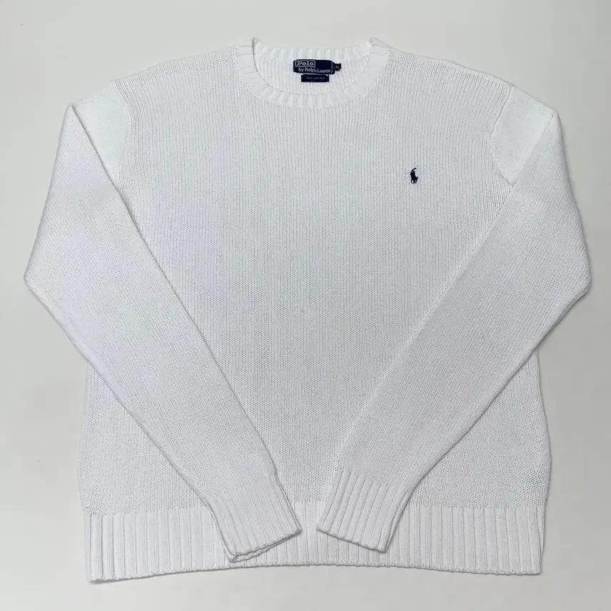 폴로랄프로렌 라운드넥 면니트 (XL) 2