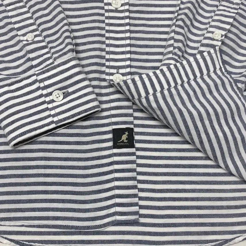 KANGOL 캉골 스트라이프 셔츠 남방 (XL) 6