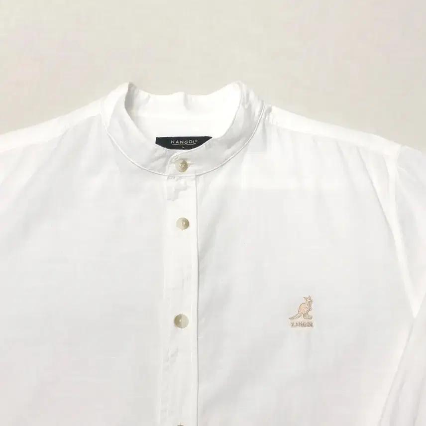 KANGOL 캉골 헨리넥 셔츠 남방 (L) 3