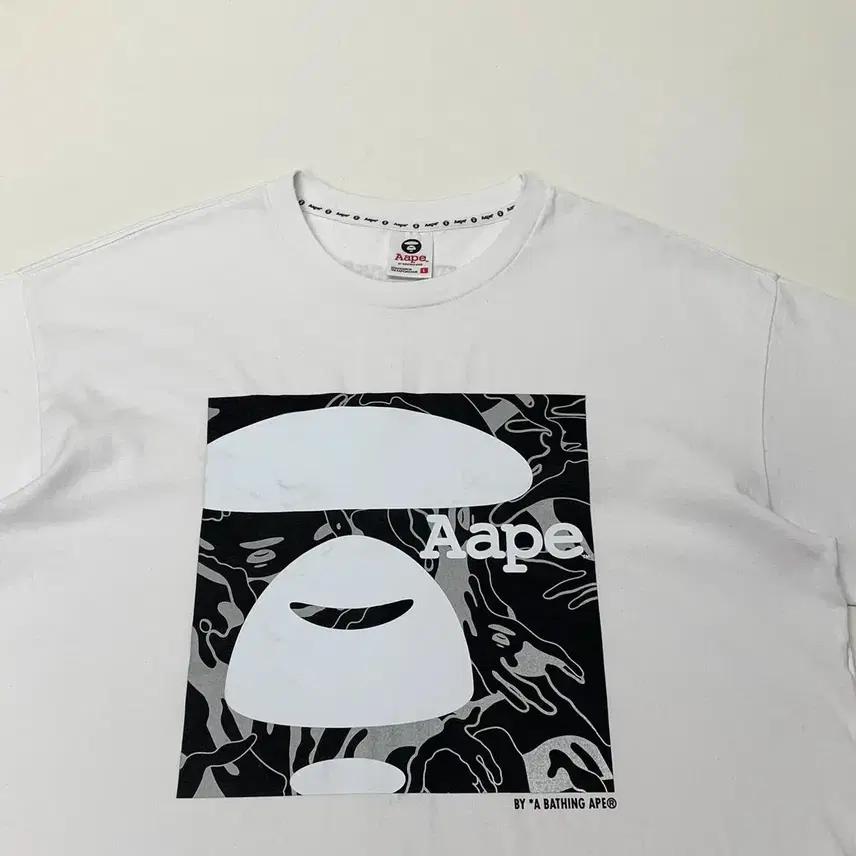 AAPE 에이프 오버핏 반팔 티셔츠 (L) 3