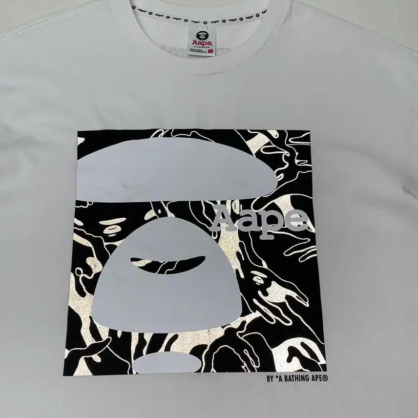 AAPE 에이프 오버핏 반팔 티셔츠 (L) 4