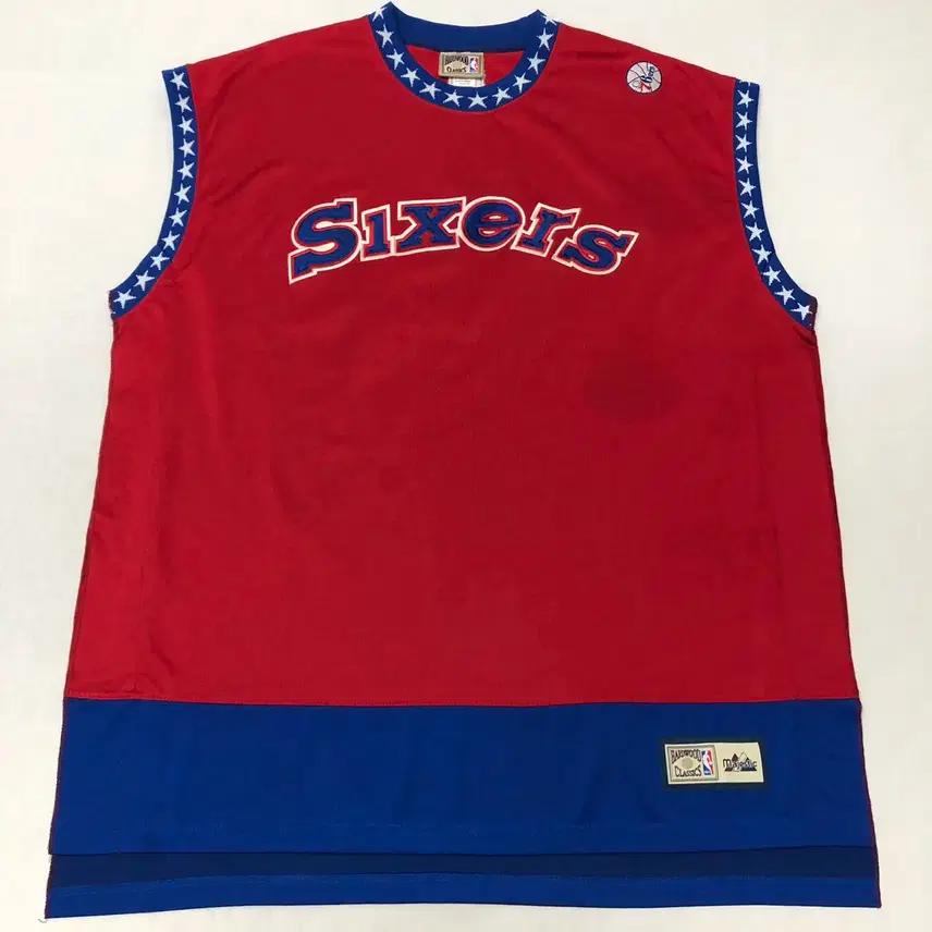하드우드클래식 NBA 빈티지 세븐티식서스 농구져지 (2XL) 2