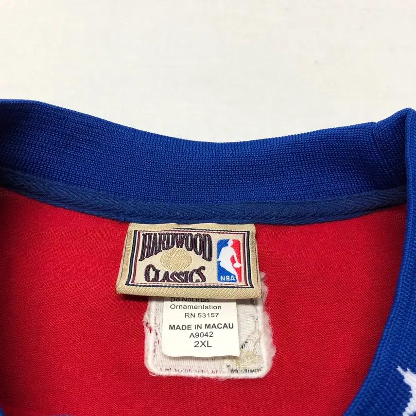 하드우드클래식 NBA 빈티지 세븐티식서스 농구져지 (2XL) 4