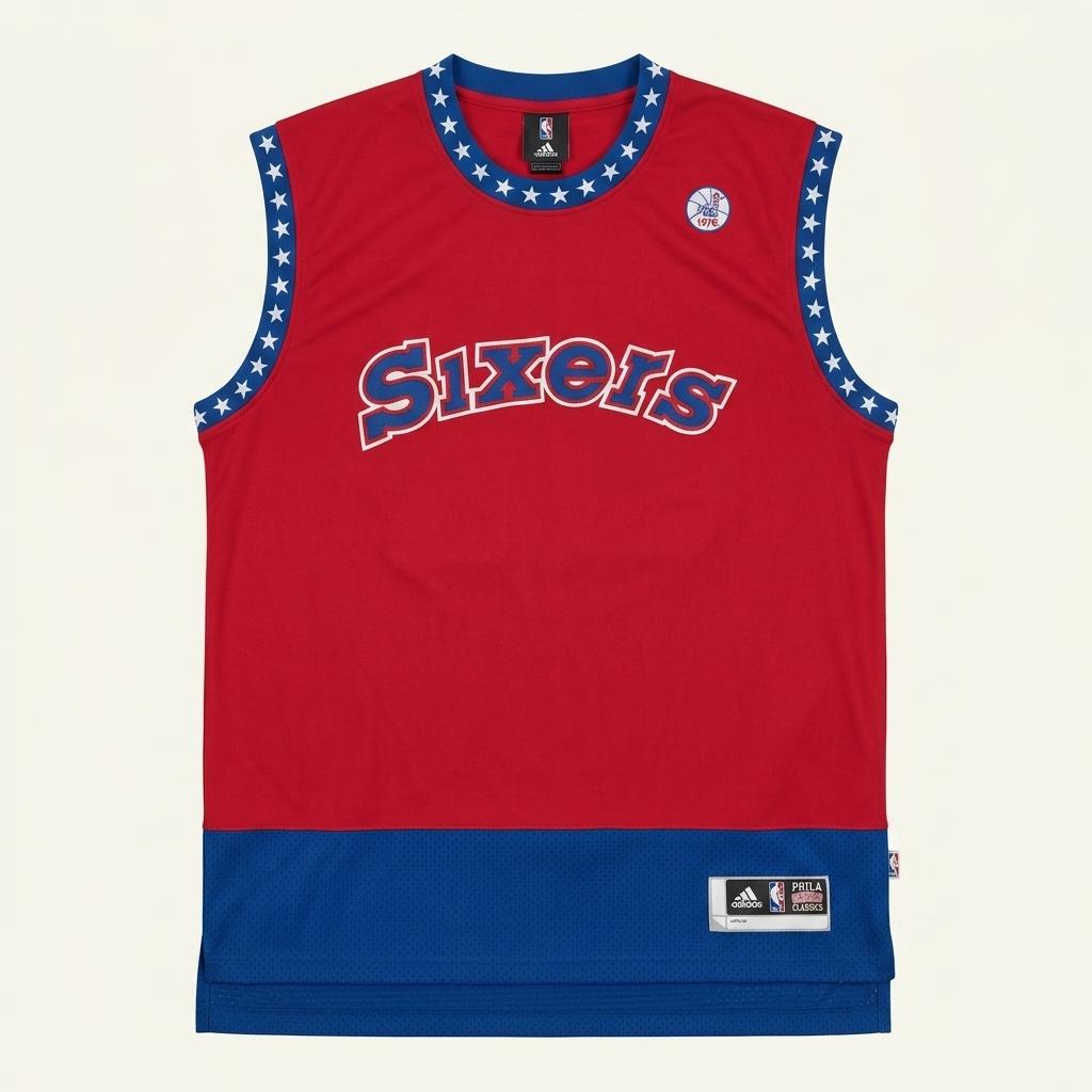 하드우드클래식 NBA 빈티지 세븐티식서스 농구져지 (2XL) 1