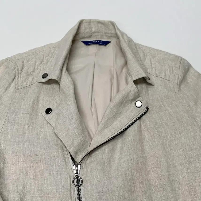 ZARA 자라 린넨 라이더자켓 (M) 3