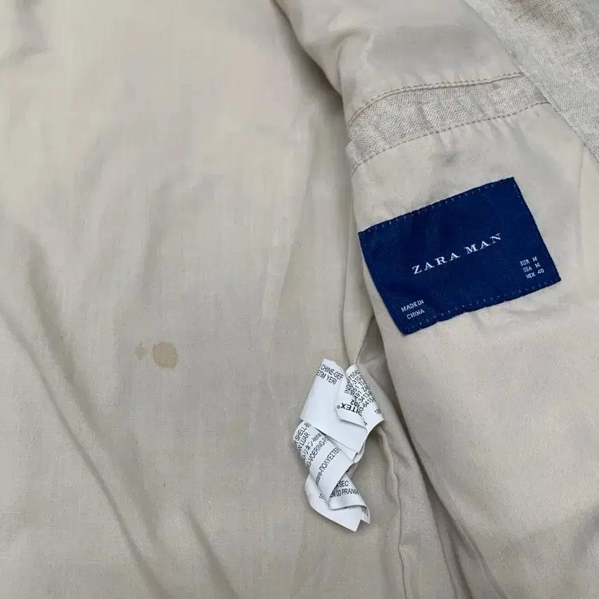 ZARA 자라 린넨 라이더자켓 (M) 6