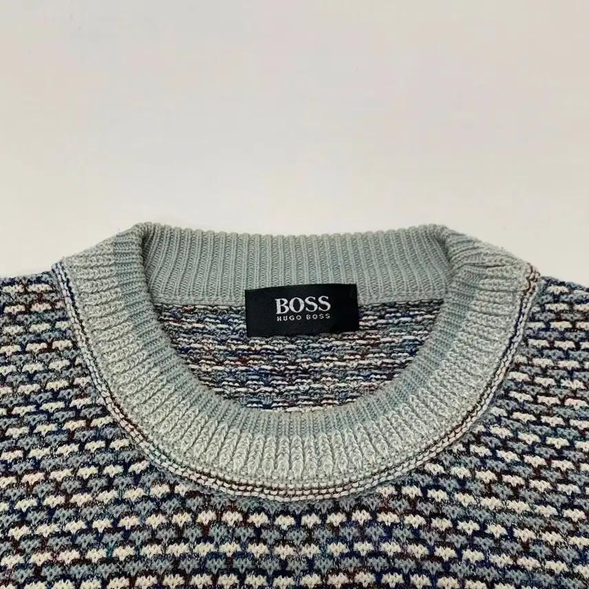 HUGO BOSS 휴고보스 빈티지 패턴 니트 (48) 4