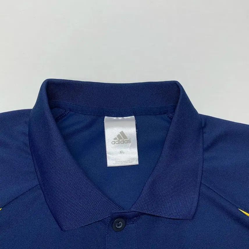 아디다스 올드스쿨 기능성 반팔 카라티 (XL) 4