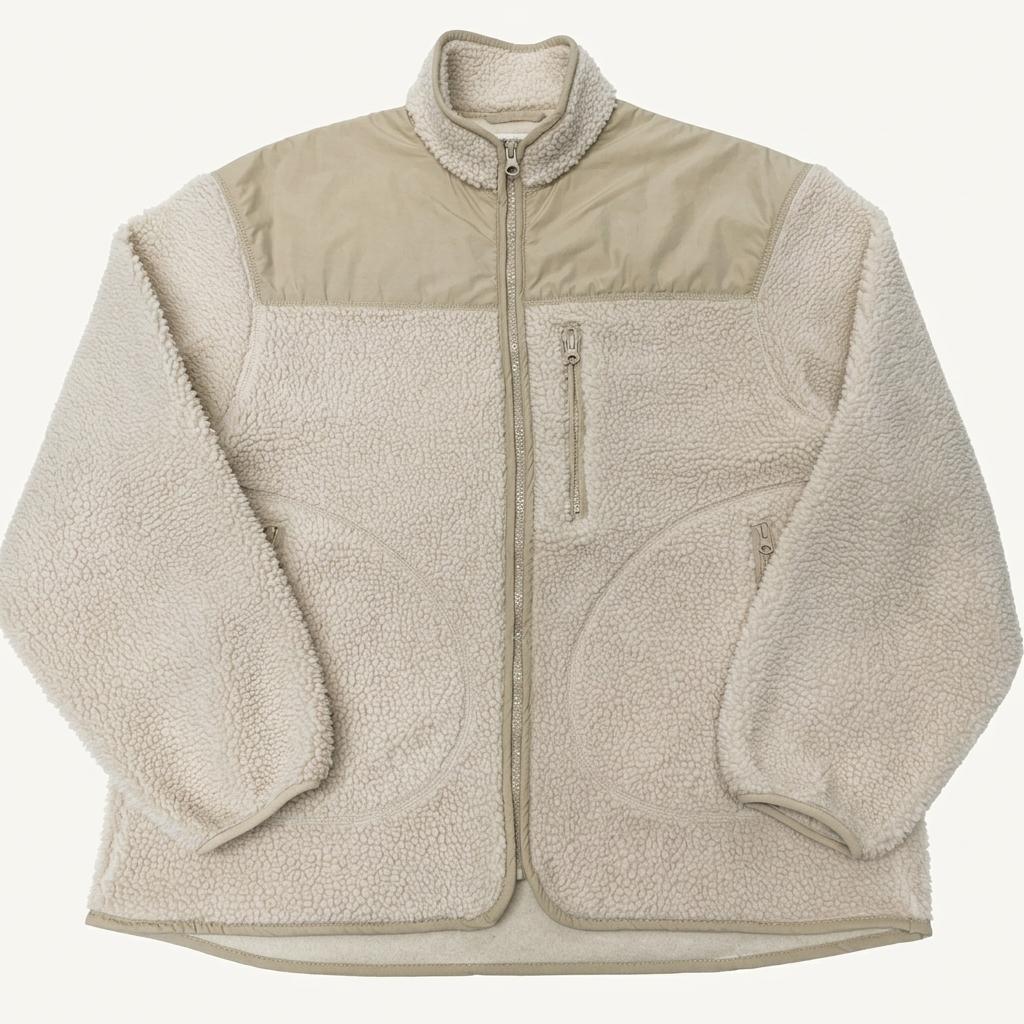 H&M 에이치엔엠 오버핏 양털후리스 집업자켓 (M) 1