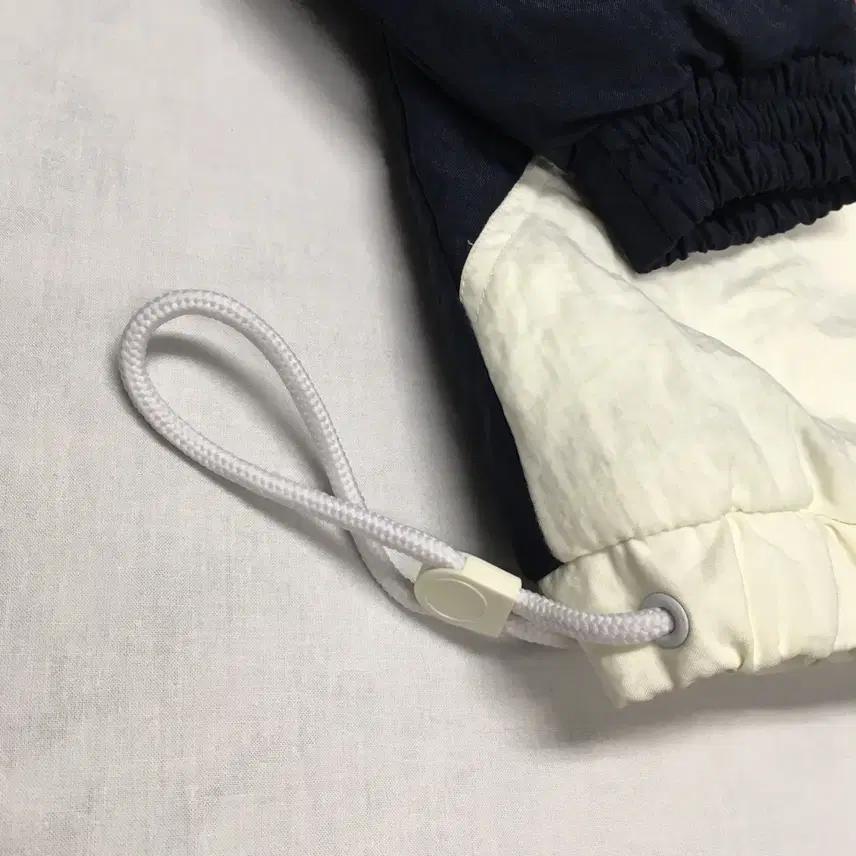 휠라 올드스쿨 오버핏 빅로고 아노락 누빔점퍼 (M) 6